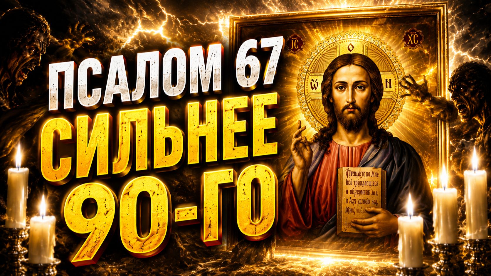 Псалом 67 сильнее 90-го: прогонит всю нечисть и избавит от проклятий