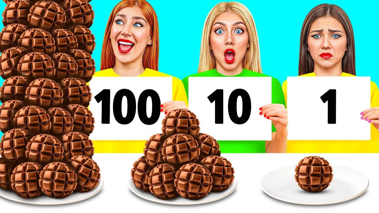 100 Слоев Еды Челлендж # Кто Победит в Битве на Кухне от Funny DO Challenge