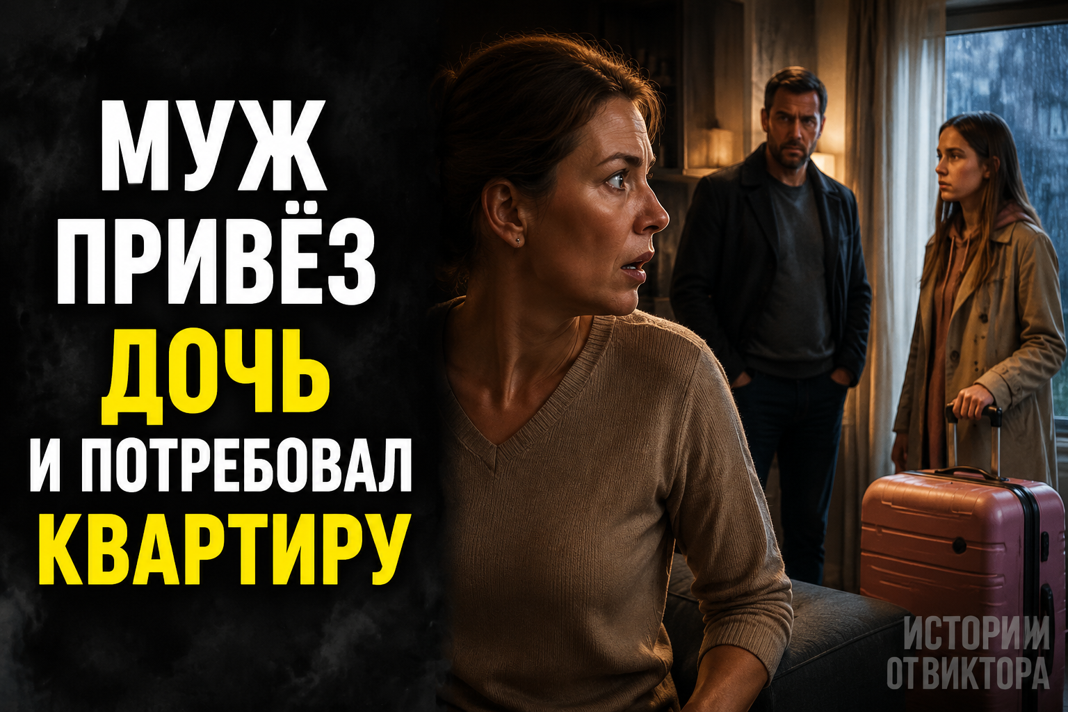 Муж привёз девочку и потребовал отдать квартиру