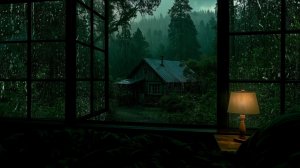 2. ДОЖДЬ ЗА ОТКРЫТЫМ ОКНОМ 🌧️🏡 ШУМ ДОЖДЯ В ЛЕСУ ДЛЯ ГЛУБОКОГО ОТДЫХА
