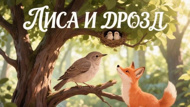 Русская народная сказка, которая поможет детям быстро уснуть. Лиса и Дрозд.