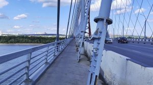 Бугринский мост через реку Обь в Новосибирске