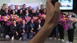 С Чемпионата Европы в Париже вернулись прыгуны в воду.