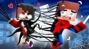 ПАУК и ДЕВУШКА-ВЕНОМ - Майнкрафт Minecraft!