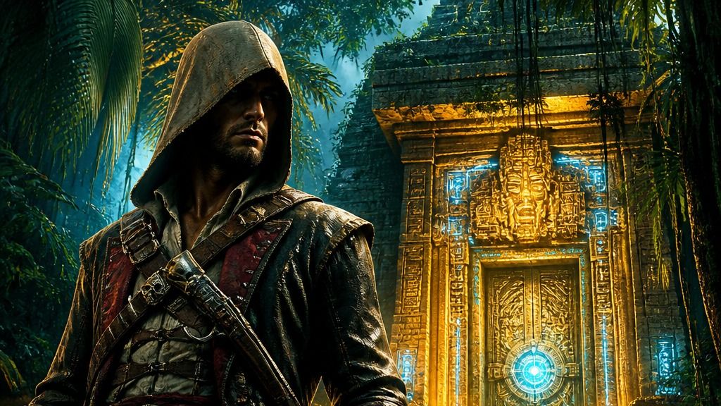 🔥 ОТКРЫЛИ ДРЕВНИЙ СЕКРЕТ МАЙЯ! 🗿 ОХОТА НА ПРЕДАТЕЛЯ В AC Black Flag Resynced (Русский язык)