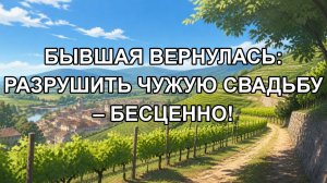 Бывшая вернулась: разрушить чужую свадьбу – бесценно!