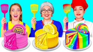 Кулинарный Челлендж# Я против Бабушки # Смешные Кулинарные Трюки от Fun Fun Challenge