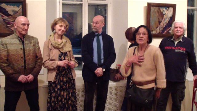 Открытие выставки А.Гораздина и М.Фофановой, Москва, МСХ, Старосадский переулок,10 января 2017г.