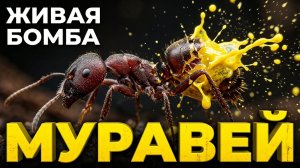 Химическое оружие муравьев. Кислота, яд и живые бомбы — война насекомых без правил.