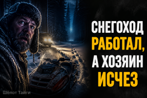 Я нашёл чужой снегоход, пока двигатель ещё работал