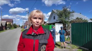 Противопожарный рейд провели в тюменском селе