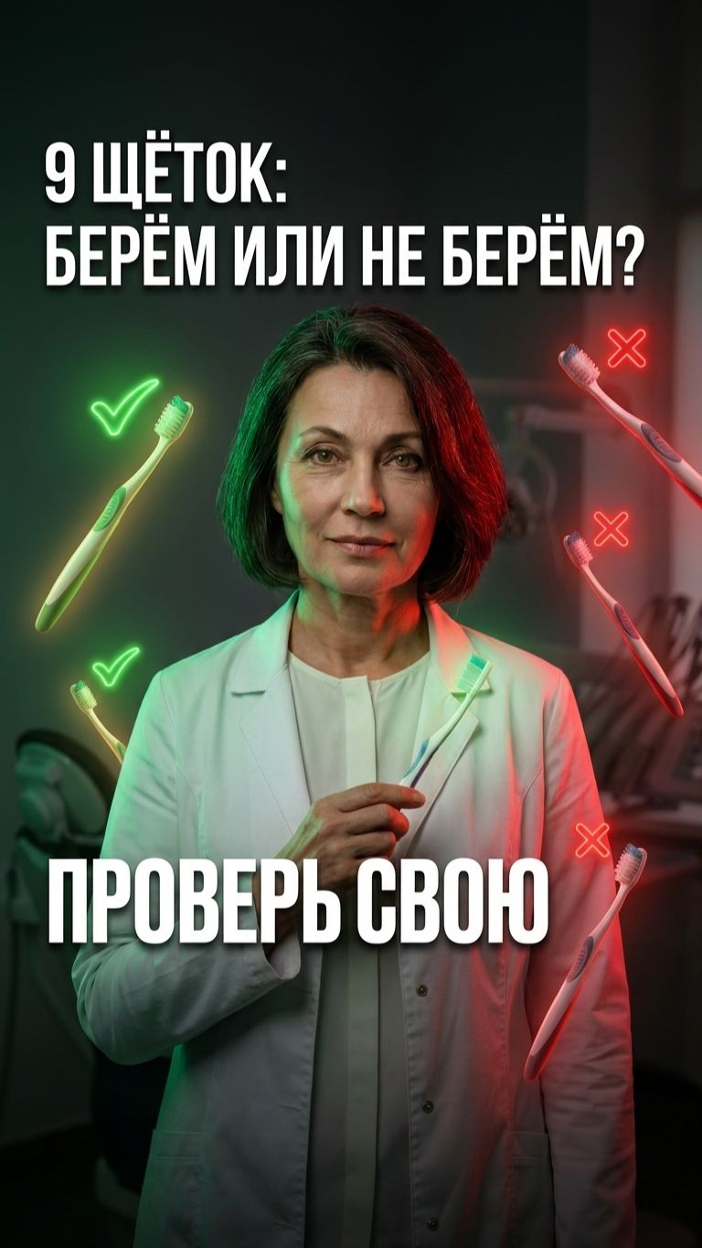 🦷 Твоя щётка царапает десну?