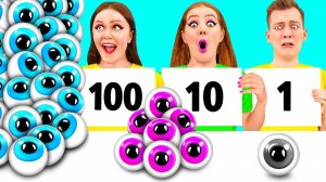 100 Слоев Еды Челлендж # Вкусные Кухонные Лайфхаки от KiKi Challenge