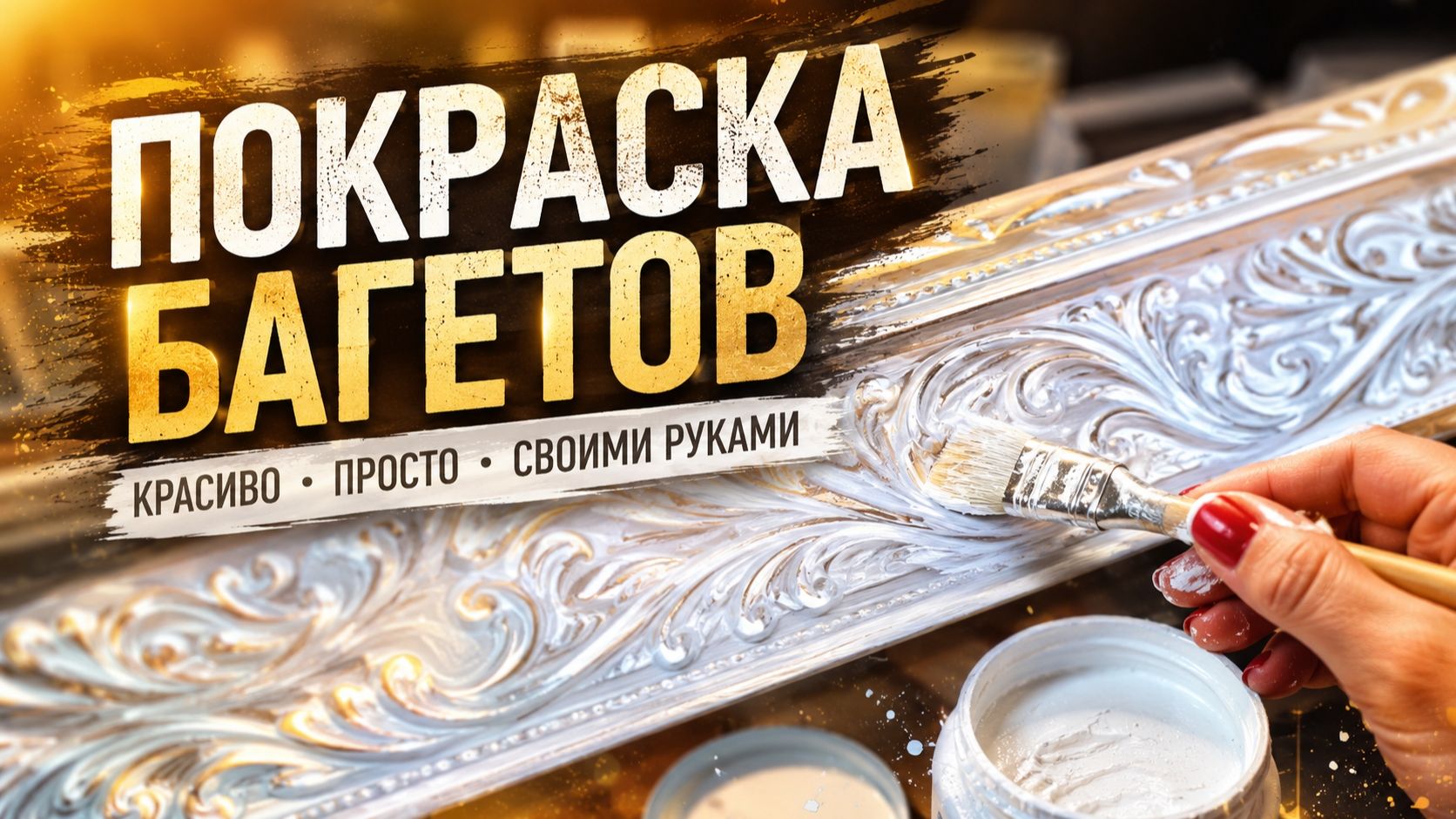 Из дешёвого багета — ДОРОГОЙ ДЕКОР своими руками! НЕ ПОКУПАЙ дорогие багеты, пока не увидишь ЭТО!