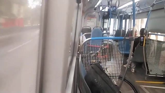 Поездка На Электробусе №М5 (Метро Достоевская–Зубовская Площадь) Москва 07.09.2025