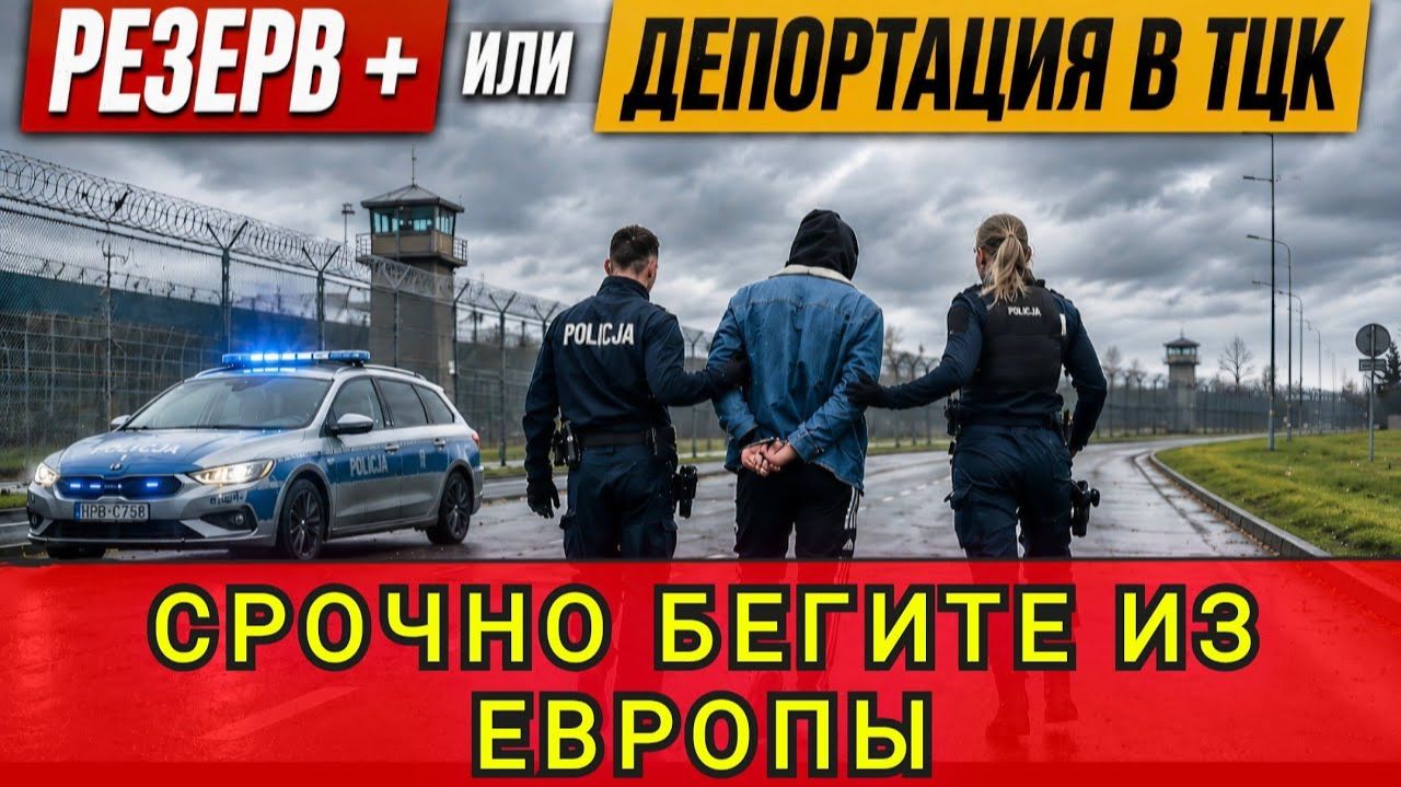 Срочно бегите из Европы, границы закрываются. Резерв+ или депортация. Колобок из Одессы
