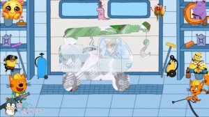 Три Кота МАШИНКИ И СТРОЙКА игра Построим настоящий