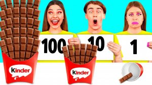 100 Слоев Еды Челлендж # Смешные Cитуации