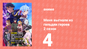 Меня выгнали из гильдии героев 2 сезон 4 серия (аниме-сериал, 2024)