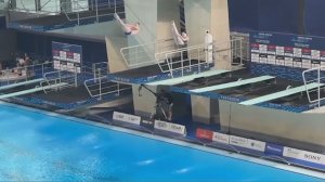 В Москве с триумфом встретили российских прыгунов в воду
