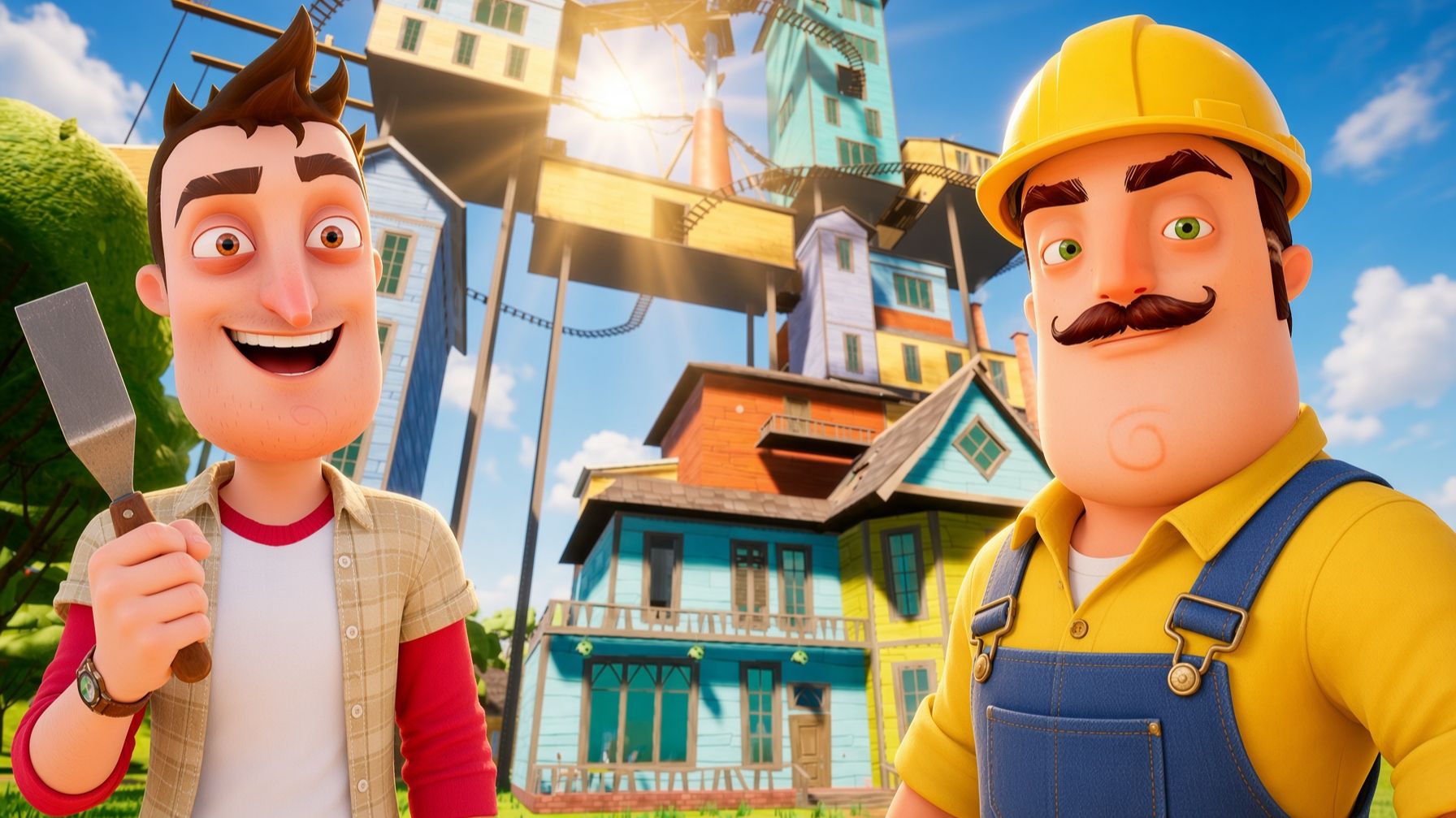 НОВЫЙ БОЛЬШОЙ ДОМ ПРИВЕТ СОСЕДА!HELLO NEIGHBOR МОД The Best Of Neighbor