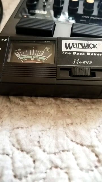Warwick басовый тюнер. тест