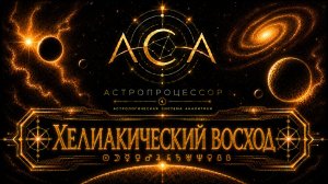 Хелиакический восход в астрологии: точный расчет и интерпретация