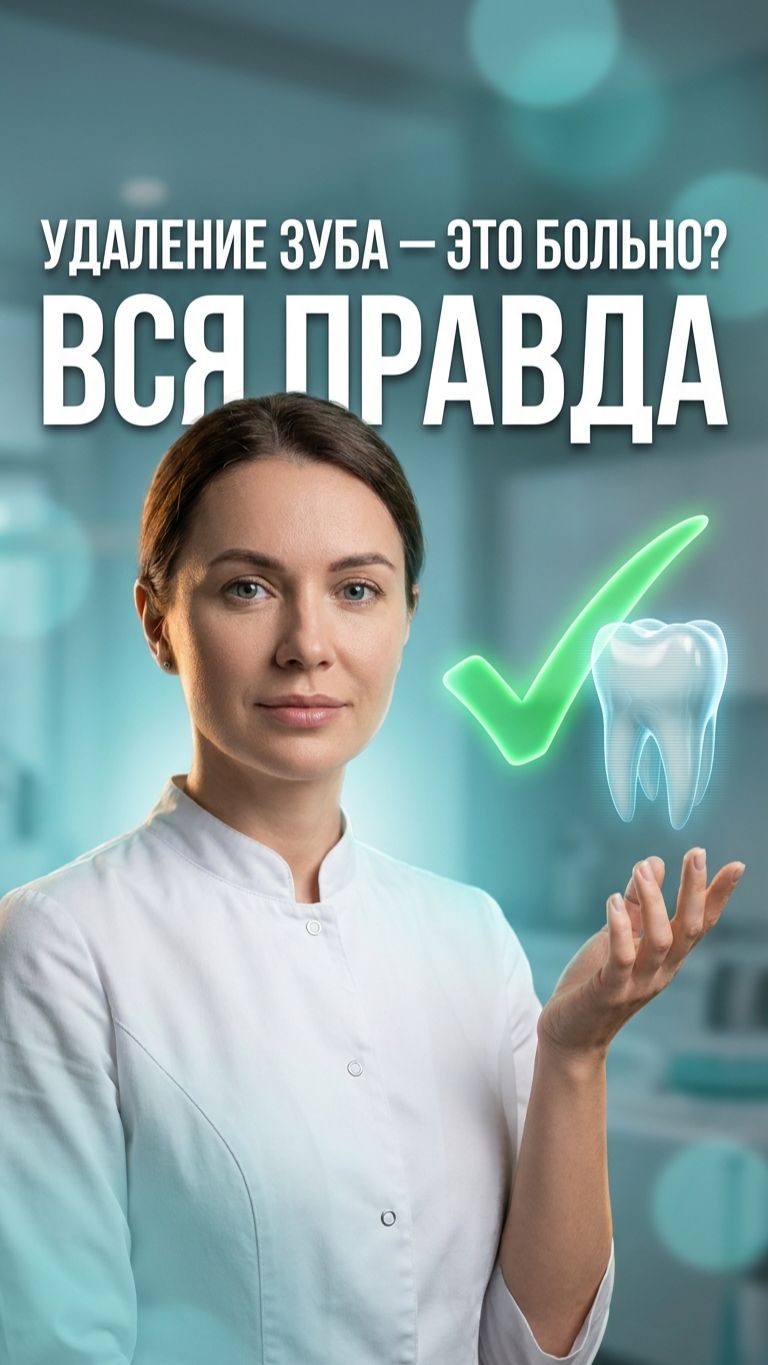 Больно ли удалять зуб? 🦷😬