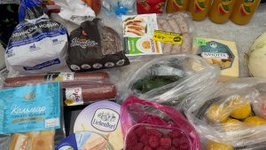 Наши небольшие продуктовые покупочки.