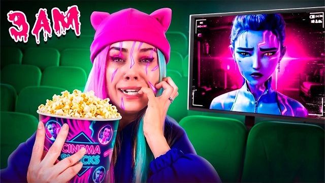 😱 НЕ ВКЛЮЧАЙ ФИЛЬМЫ KPOP DEMON HUNTERS В 3:00 НОЧИ!!! 🤫❌ Проклятый экран у нас дома!