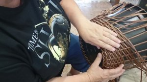 Плетение из ротанга,для начинающих.Плетем кашпо,рисунок1/1.