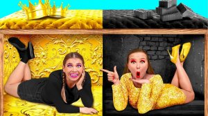 Секретный Домик Под Кроватью _ Богатая vs Бедная Сумасшедшие Идеи для Пранков