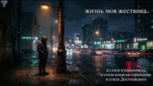 тяжелый рок. песня (жизнь моя жестянка) в стиле группы кукрыниксы.