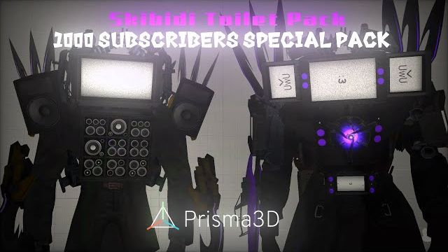 Titan Tv Man Variant Pack (Special 1.000 Subs