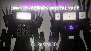 Titan Tv Man Variant Pack (Special 1.000 subs