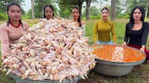 Потрясающий рецепт куриных крылышек и яиц | деревенский рецепт.