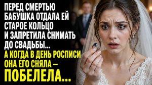 Перед смертью бабушка подарила ей кольцо и запретила снимать до свадьбы. А едва на церемонии она ...