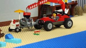 ГЕРОИ В ДЕЛЕ! 🚒 Пожарная машина на страже ЛЕГО