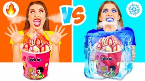 Холодная или Горячая Еда Челлендж # Смешные Челленджи от Fun Fun Challenge