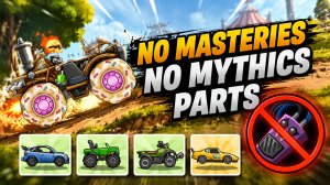 😊👍 NO MASTERIES NO MYTHICS PARTS (Nitro Strings Attached) - Hill Climb Racing 2