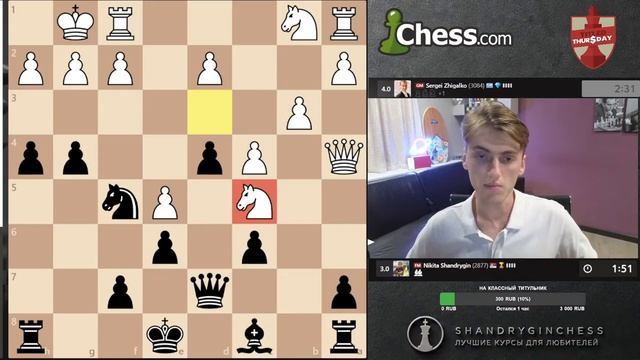 ТИТУЛЬНЫЙ_ЧЕТВЕРГ_ПРОТИВ_ГРОССМЕЙСТЕРОВ!_ПРИ_ПОДДЕРЖКЕ_SHANDRYGINCHESS!