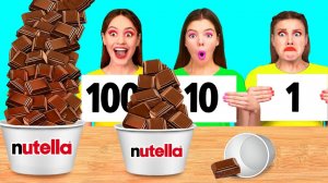 100 Слоев Еды Челлендж # Смешные Ситуации с Едой от DaZaZa Challenge