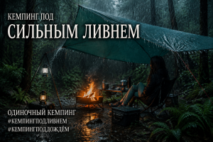 Ливень затопил лагерь: первый кризис за 8 месяцев