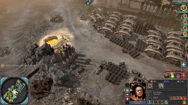 WH40K DoW2 Retribution Прохождение кампании за Космодесант Хаоса Часть 14. Fortress Militant