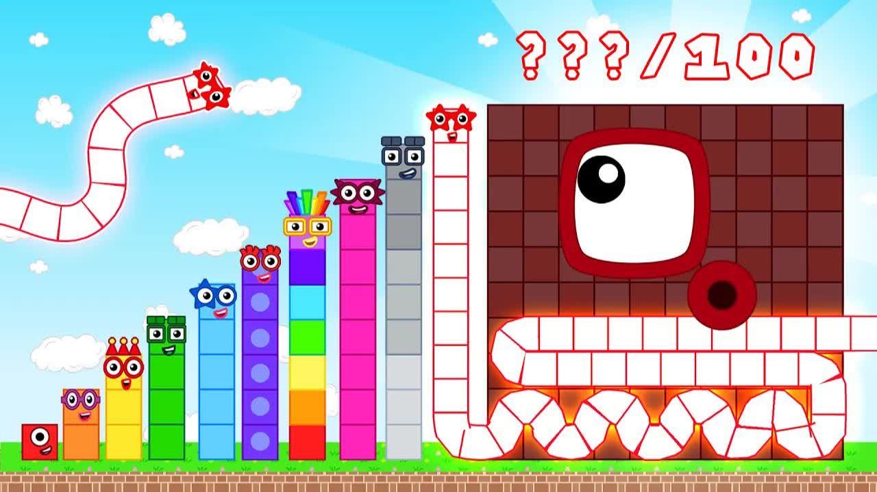 NUMBERBLOCKS ЗМЕЙКА: СТАНЬ САМЫМ БОЛЬШИМ И ВЫСОКИМ БЛОКОМ ｜ АНИМАЦИЯ ИГРЫ