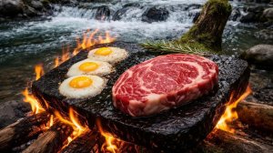 Стейк на раскалённом камне — получится ли?