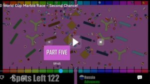 Смотрю видео world marble race это стрим