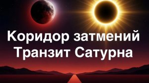 Ретро Сатурн, Коридор затмений 12-28.08.26, Россия, Мир
