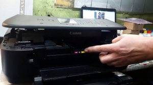Замена печатающей головки Canon MG 5540 часть 1