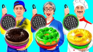 Кулинарный Челлендж_ Я против Бабушки _ Безумные Ситуации на Кухне